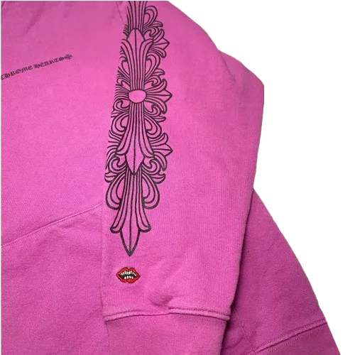Chrome Hearts 99 Eyes Purple Hoodie view 5