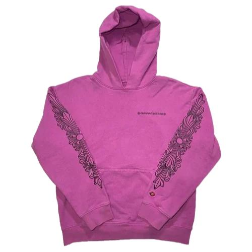 Chrome Hearts 99 Eyes Purple Hoodie view 2