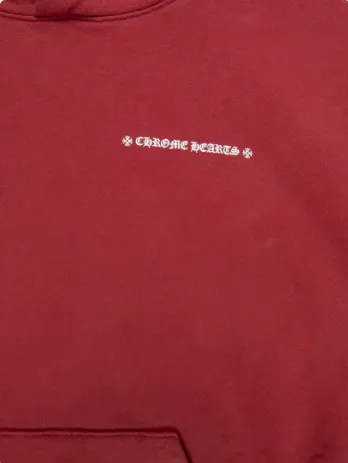 Chrome Hearts Red Drake Club Miami Exclusive Hoodie view 3