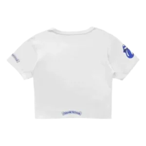 Chrome Hearts Rolling Stones Blue Neck Logo Tee view 2