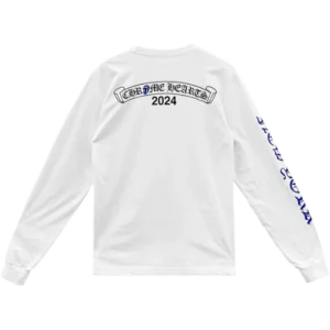 Chrome Hearts Rolling Stones Blue Tongue Long Sleeve T-Shirt