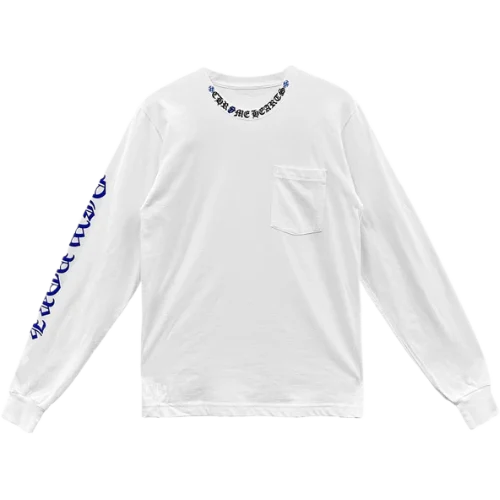 Chrome Hearts Rolling Stones Blue Tongue Long Sleeve T-Shirt view 2