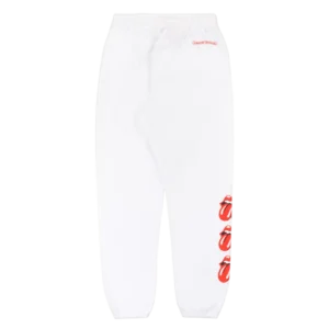 Chrome Hearts Rolling Stones Horseshoe Logo Sweatpants White view 2