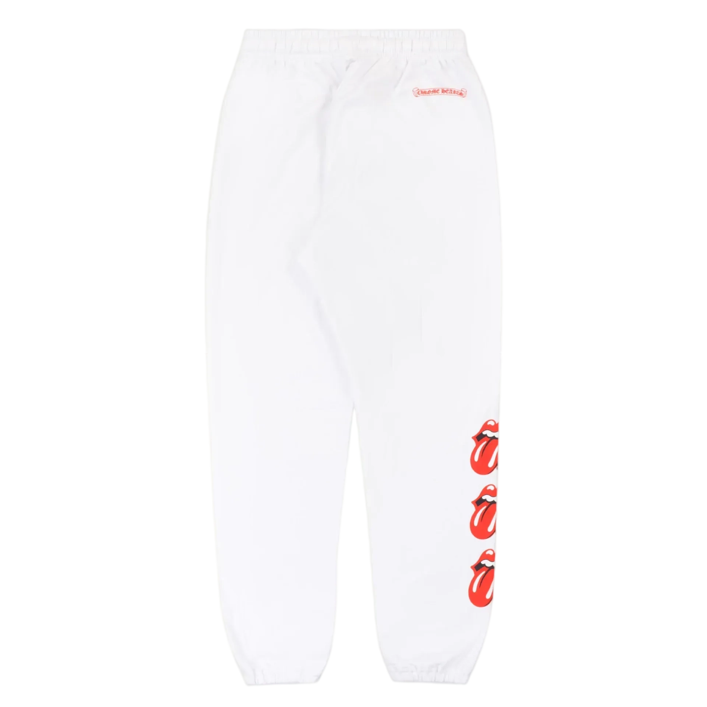 Chrome Hearts Rolling Stones Horseshoe Logo Sweatpants White view 2