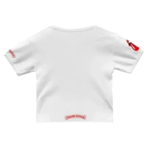 Chrome Hearts Rolling Stones Red Neck Logo Baby Tee view 2