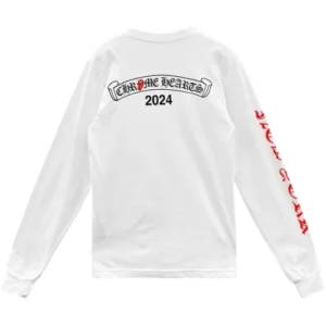 Chrome Hearts Rolling Stones Red Tongue Long Sleeve Tee