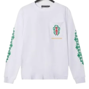 Chrome Hearts Rose Cross Floral Vine Sword Long Sleeve T-Shirt view 2