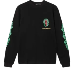 Chrome Hearts Rose Cross Floral Vine Sword Long Sleeve T-Shirt view 2