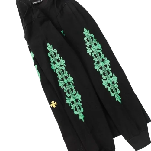 Chrome Hearts Rose Cross Floral Vine Sword Long Sleeve T-Shirt view 3