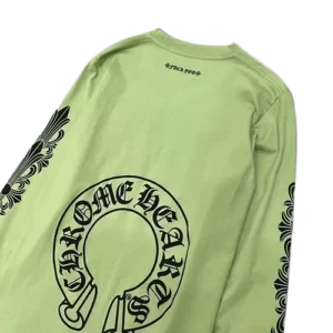 Chrome Hearts Sage Green Long Sleeve Tee view 5