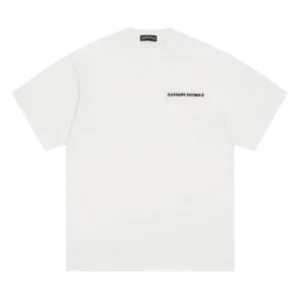 Chrome Hearts Black Leather Cross White T-Shirt view 2