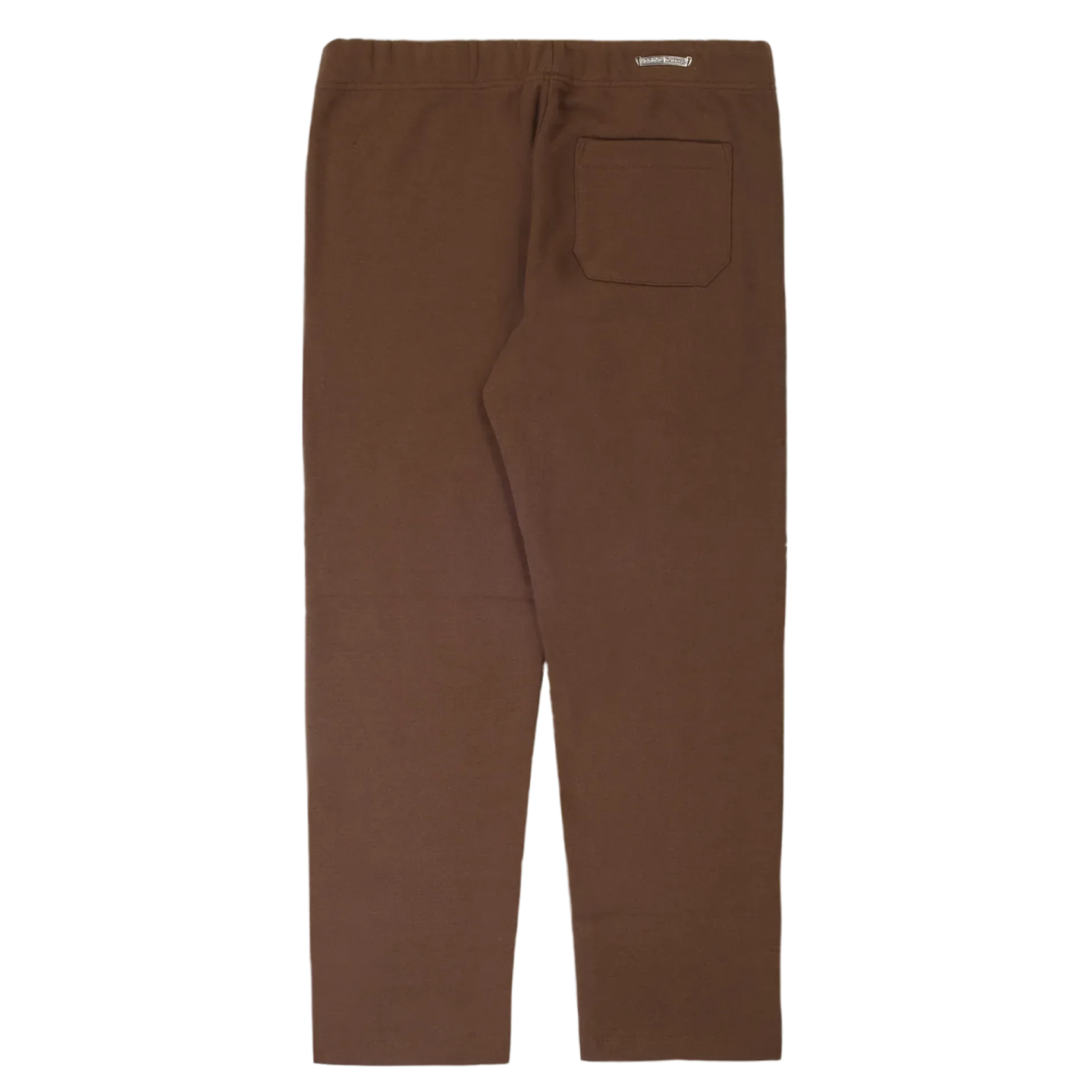 Script Embroidered Chrome Hearts Sweatpants Brown view 2