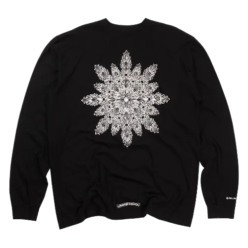 Chrome Hearts Snowflake LS T Shirt Black