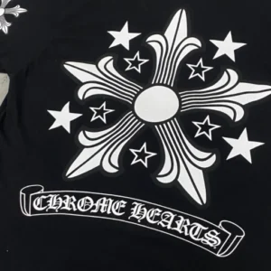 Chrome Hearts Star Cross T Shirt Black view 3