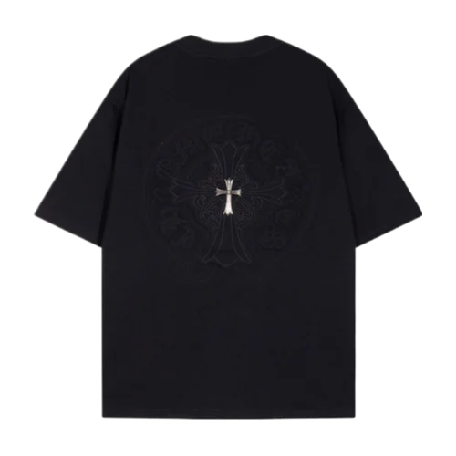 Embroidered Chrome Hearts logo Tee