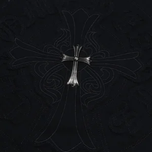 Embroidered Chrome Hearts logo Tee view 4