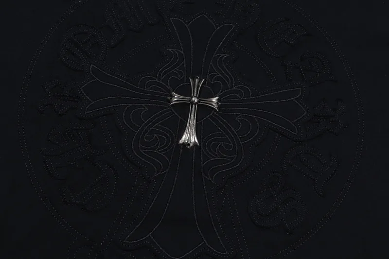 Embroidered Chrome Hearts logo Tee view 4