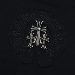 Embroidered Chrome Hearts logo Tee view 3