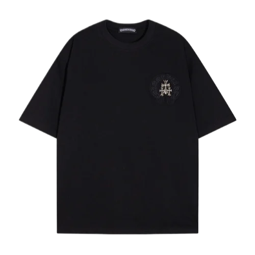 Embroidered Chrome Hearts logo Tee view 2