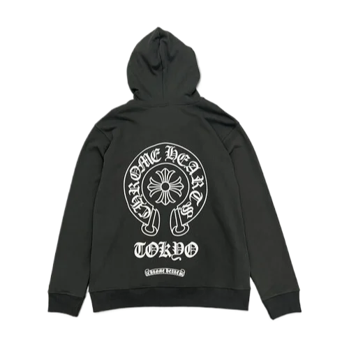 Chrome Hearts Tokyo Grey Zip Up Hoodie