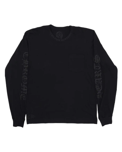 Chrome Hearts Tonal Neck Logo LS Pocket Tshirt