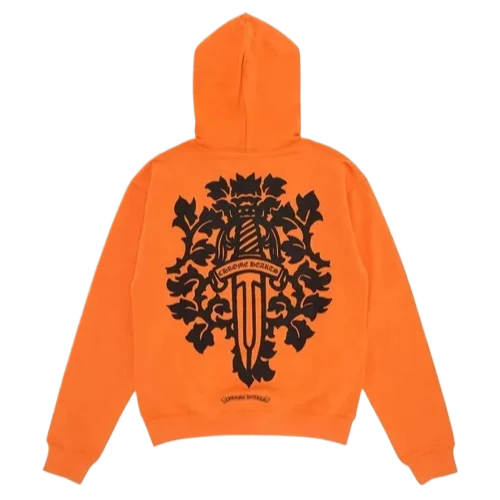 Chrome Hearts Vine Dagger Orange Hoodie