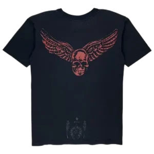 Chrome Hearts Vintage Foti Skeleton Wing Tee Black