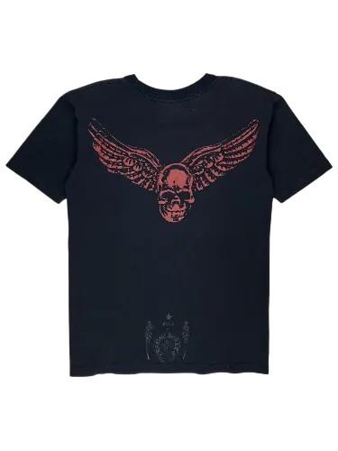 Chrome Hearts Vintage Foti Skeleton Wing Tee Black