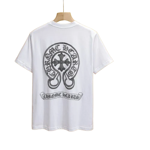 Stylish Casual Chrome Hearts Tee Crew Neck