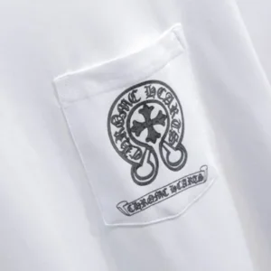 Stylish Casual Chrome Hearts Tee Crew Neck view 4