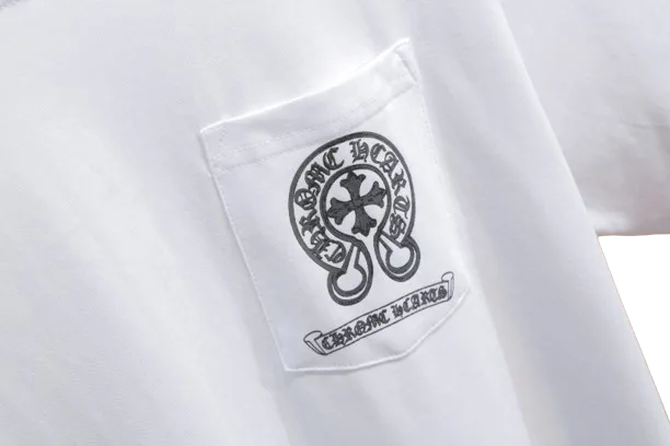 Stylish Casual Chrome Hearts Tee Crew Neck view 4