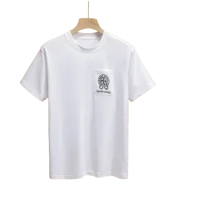 Stylish Casual Chrome Hearts Tee Crew Neck view 2