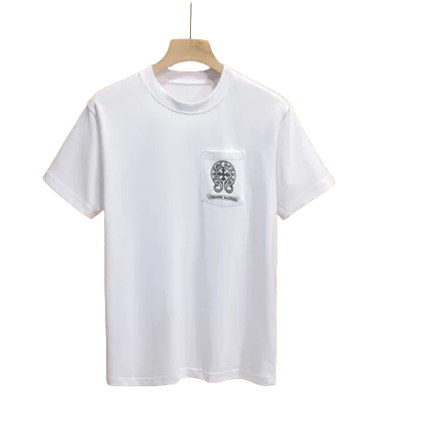 Stylish Casual Chrome Hearts Tee Crew Neck view 2