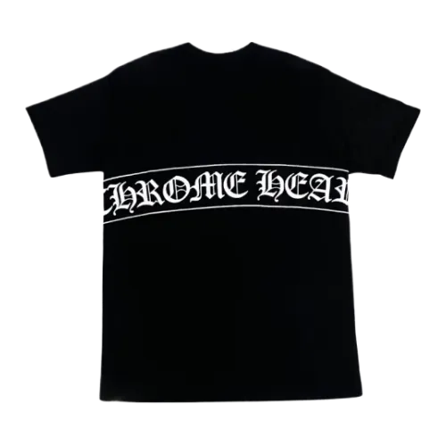 Chrome Hearts X Dsm Ginza Scroll Logo Black Tee view 2