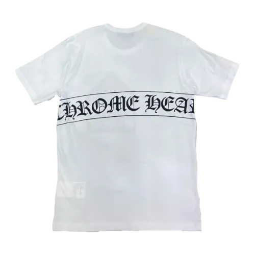 Chrome Hearts X Dsm Ginza Scroll Logo White Tee view 2