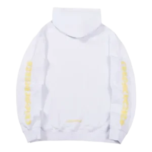 Chrome Hearts Yellow Sanskrit Letter Floral Sleeve Hoodie view 2