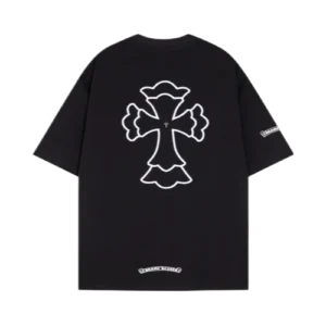 Stylish Chrome Hearts Embroidered Cross Tee