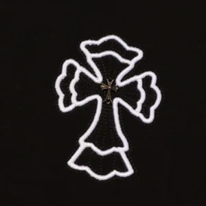 Stylish Chrome Hearts Embroidered Cross Tee view 4