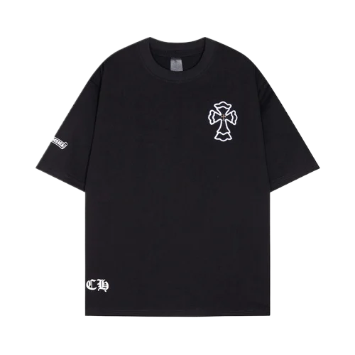 Stylish Chrome Hearts Embroidered Cross Tee view 2