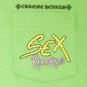 Chrome Hearts x Matty Boy Sex Records LS T Shirt Green view 3