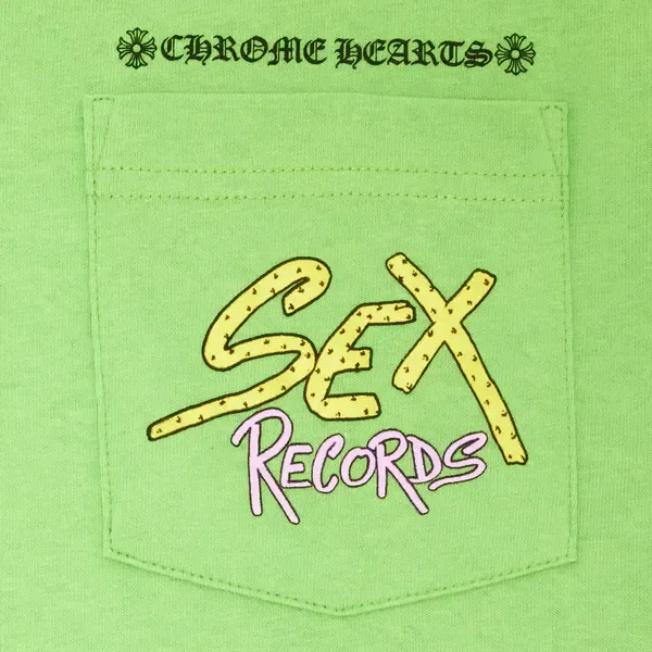 Chrome Hearts x Matty Boy Sex Records LS T Shirt Green view 3