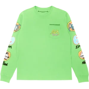 Chrome Hearts x Matty Boy Sex Records LS T Shirt Green