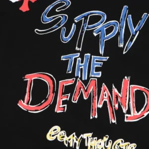 Chrome Hearts Supply The Demand Cross Logo Black Tee view 4