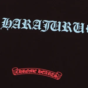 Unisex Chrome Hearts HARAJURU Logo T-Shirt view 3