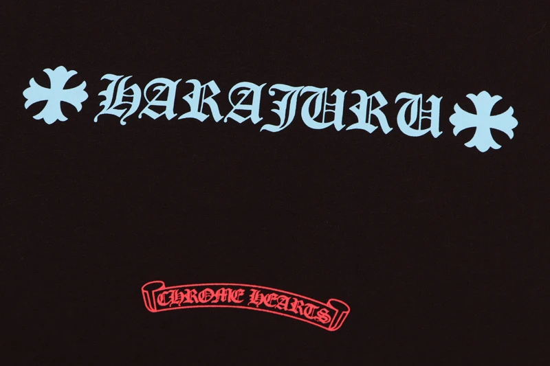 Unisex Chrome Hearts HARAJURU Logo T-Shirt view 3