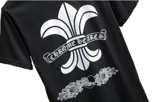Classic Fit Chrome Hearts Printed Logo Tee view 4