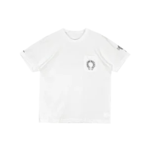 Chrome Hearts White Cross Horseshoe Logo T Shirt view 2