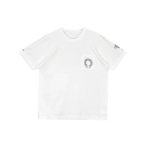 Chrome Hearts White Cross Horseshoe Logo T Shirt view 2