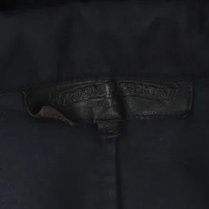 Leather Cross Patch Zip Up Nylon Jacket | Chrome Hearts view 3