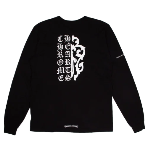Chrome Hearts Dagger Logo Long Sleeve T-Shirt